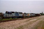 CSX 6610 and others outside the yard office